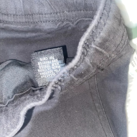 NWT RSQ Men's Small Twill Pull On Pants Black Stretch Elastic Waistband - Picture 8 of 8